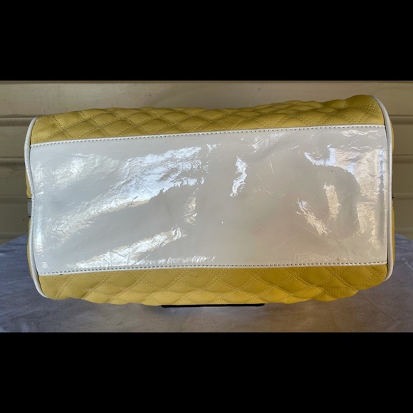 Yellow Guess Faux Leather Fully Lined Handbag - Picture 7 of 15